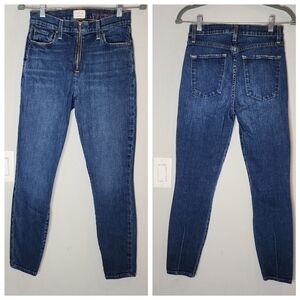 Alice + Olivia Dark Blue High-Rise Skinny Jeans